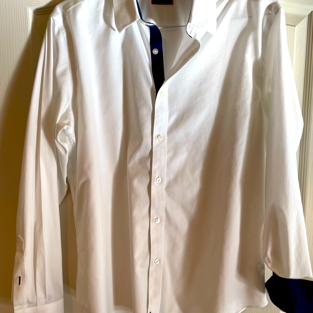 Untuckit Wrinkle-Free Las Cases Shirt Size L Slim